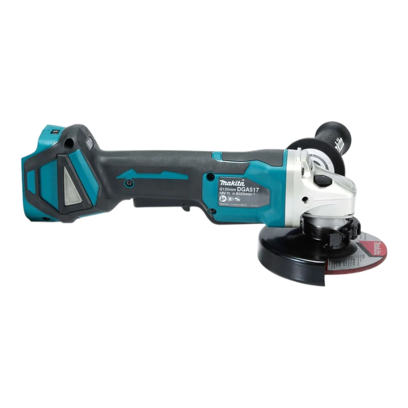Makita DGA 517 Z Akku Winkelschleifer 18 V 125 mm Brushless + 1x Akku 9,0 Ah + Ladegerät