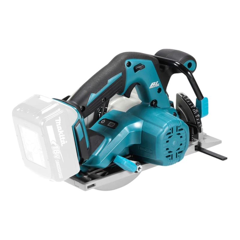 Makita DHS 680 Z Akku Handkreissäge 18 V 165 mm Brushless + 2x Akku 9,0 Ah + Ladegerät + Makpac