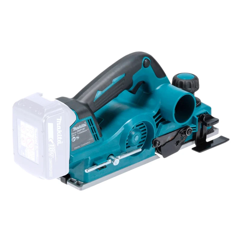 Makita DKP 181 Z Akku Hobel 18 V 82 mm Brushless + 2x Akku 9,0 Ah + Ladegerät