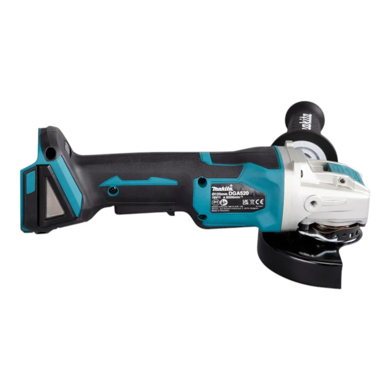 Makita DGA 520 ZX1 Akku Winkelschleifer 18 V 125 mm X-LOCK Brushless + 2x Akku 9,0 Ah + Ladegerät