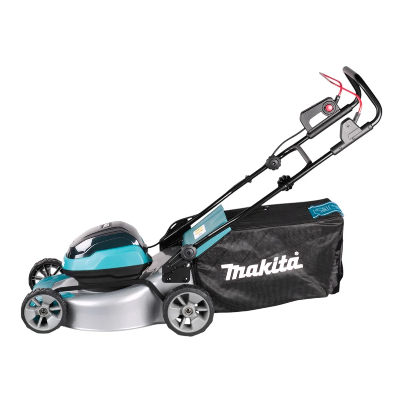 Makita DLM 466 Z Akku Rasenmäher 36 V ( 2x 18 V ) 46 cm Brushless + 2x Akku 9,0 Ah - ohne Ladegerät