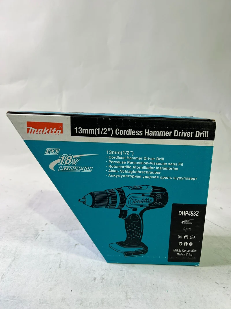 Makita DHP 453 Z Akku Schlagbohrschrauber 18 V 42 Nm Solo - ohne Akku, ohne Ladegerät - Leicht Gebraucht
