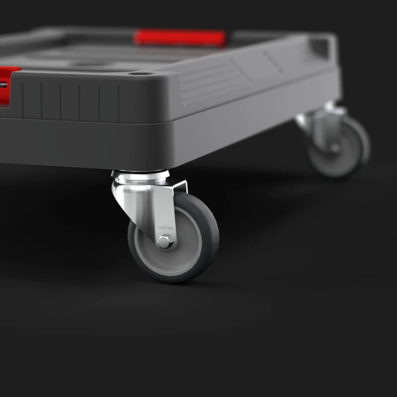 Qbrick System TWO Transportplattform Transportroller Rollbrett 595 x 395 x 175 mm