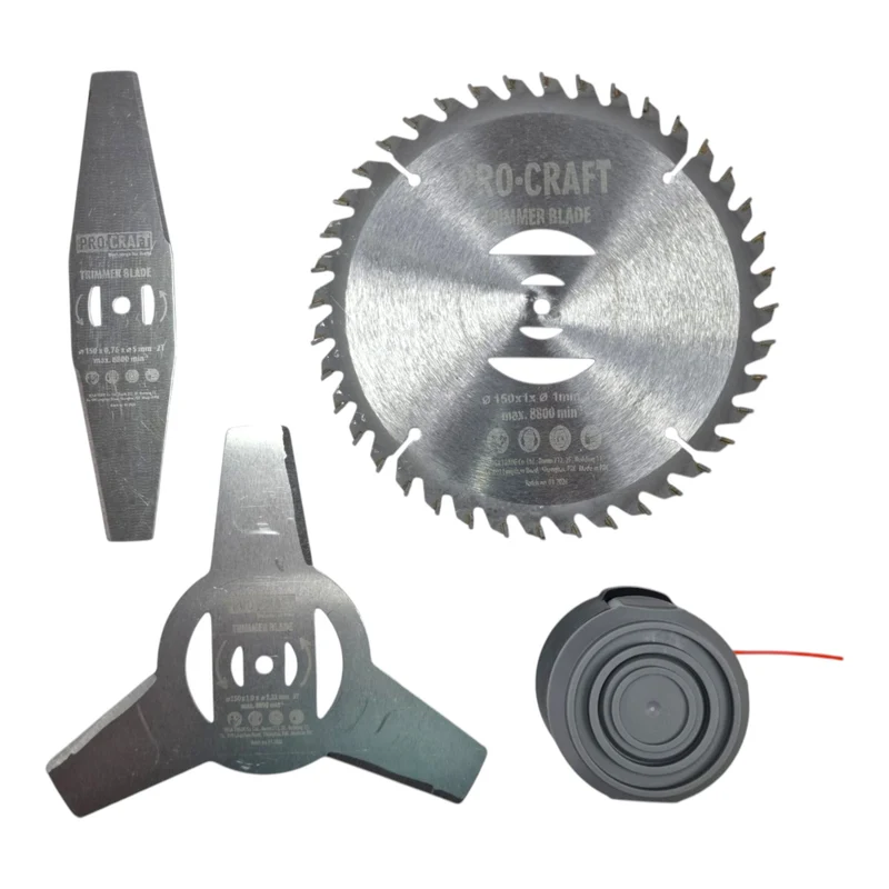 Procraft CT20BL Akku Rasentrimmer 20 V 30 cm Brushless Black Edition + 1x Akku 3,0 Ah + Ladegerät