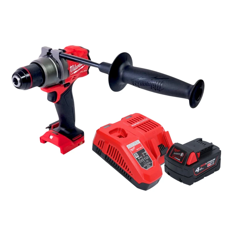 Milwaukee M18 FDD3-401 Akku Bohrschrauber 18 V 158 Nm Brushless + 1x Akku 4,0 Ah + Ladegerät