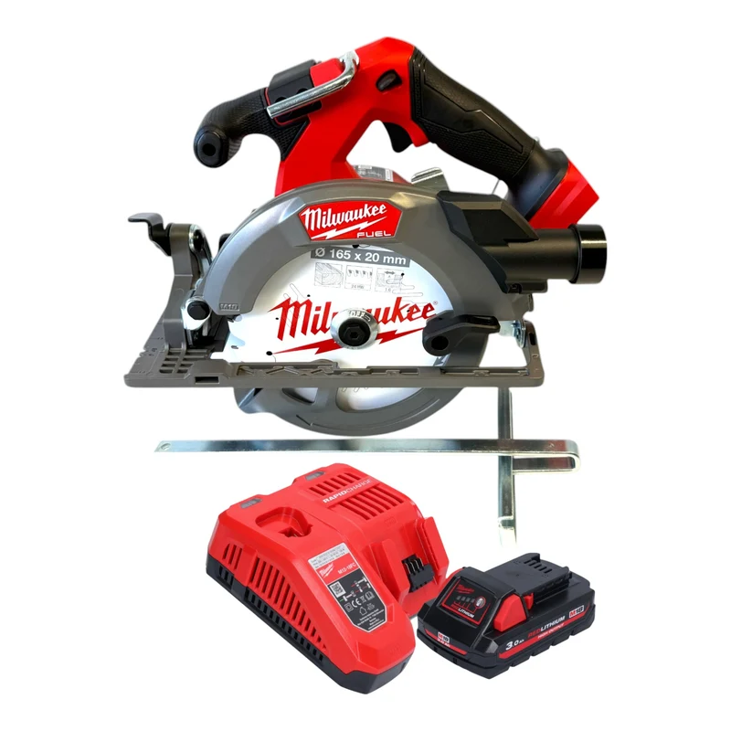 Milwaukee M18 FCS552-301 Akku Handkreissäge 18 V 165 mm Brushless + 1x Akku 3,0 Ah + Ladegerät