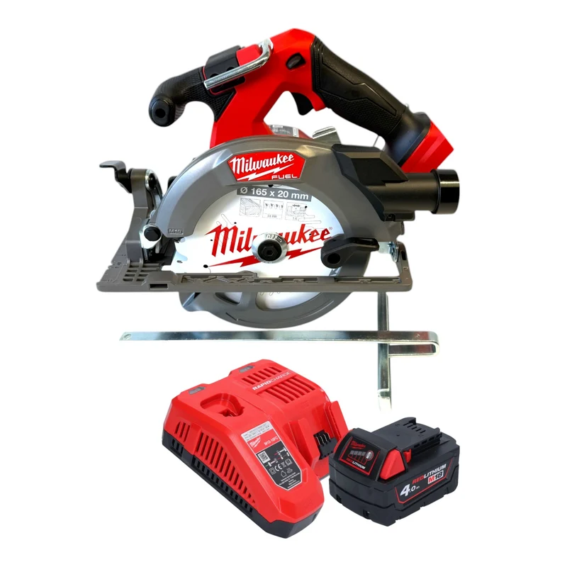 Milwaukee M18 FCS552-401 Akku Handkreissäge 18 V 165 mm Brushless + 1x Akku 4,0 Ah + Ladegerät