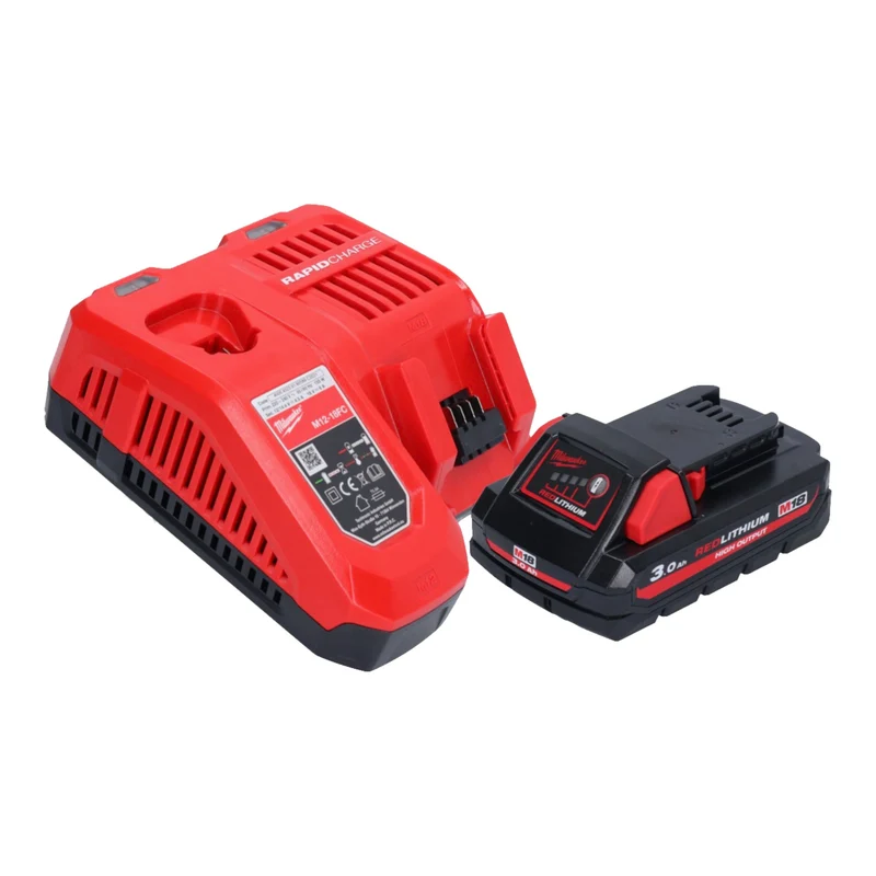 Milwaukee M18 FDD3-301 Akku Bohrschrauber 18 V 158 Nm Brushless + 1x Akku 3,0 Ah + Ladegerät