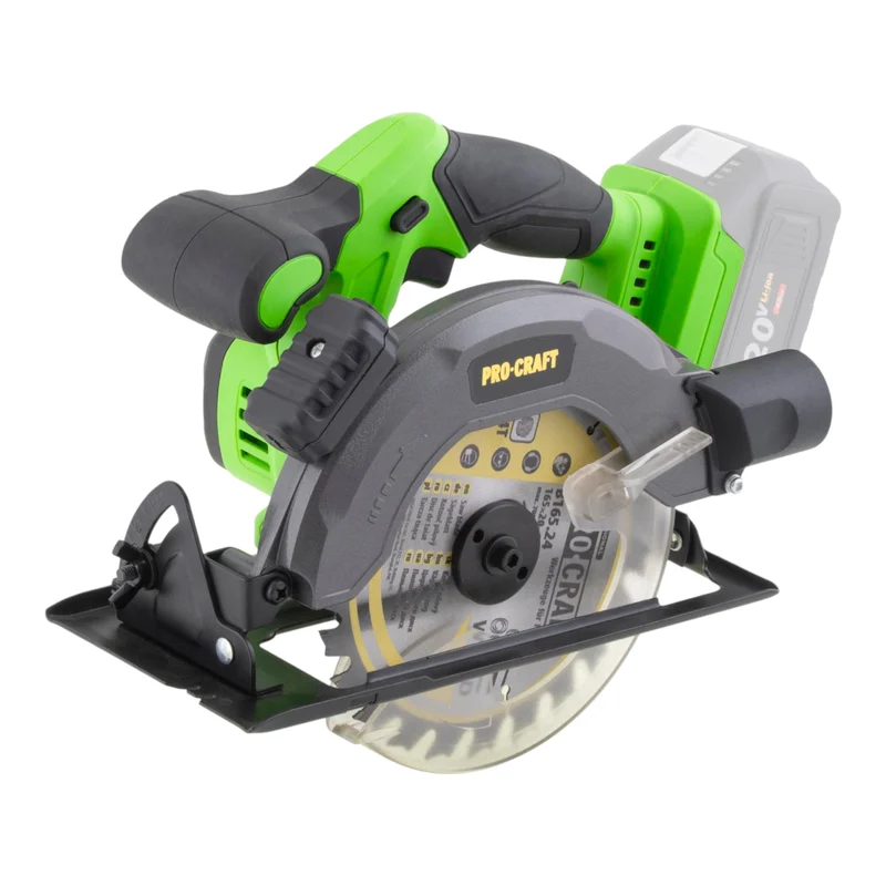 Procraft PCA28bb Akku Handkreissäge 20 V 165 mm Brushless Solo - ohne Akku, ohne Ladegerät
