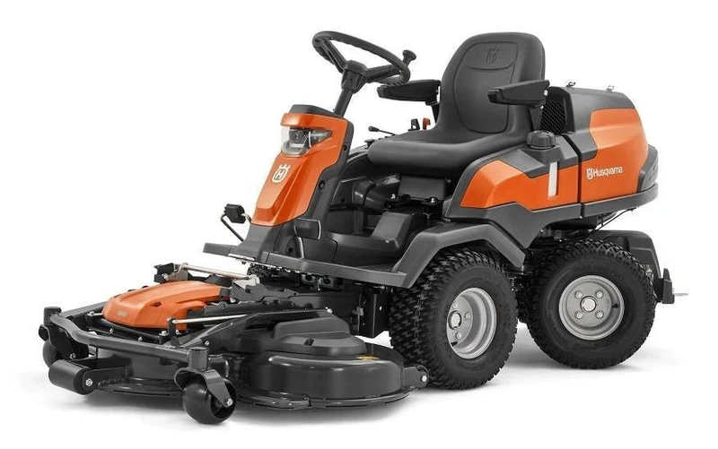 Husqvarna Rider R 418TsX AWD mit verschiedenen Mähwerken