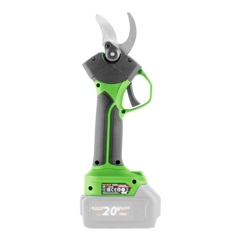 Procraft ES22Libb Akku Astschere 20 V 25 mm Brushless + 2x Akku 2,0 Ah + Ladegerät