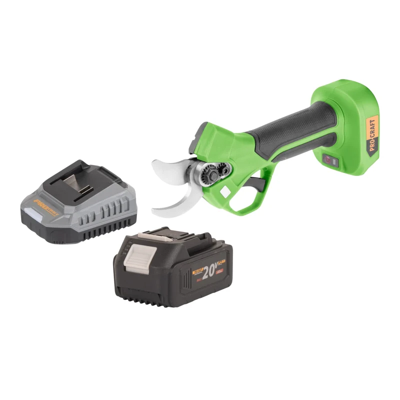 Procraft ES22Libb Akku Astschere 20 V 25 mm Brushless + 1x Akku 4,0 Ah + Ladegerät
