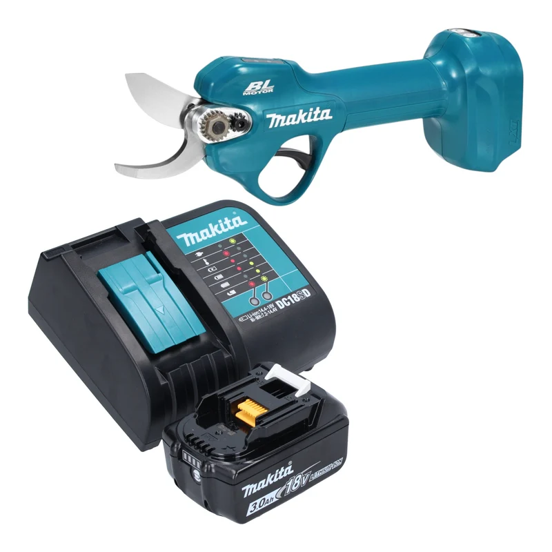 Makita DUP 181 SF1 Akku Astschere 18 V 30 mm Brushless + 1x Akku 3,0 Ah + Ladegerät