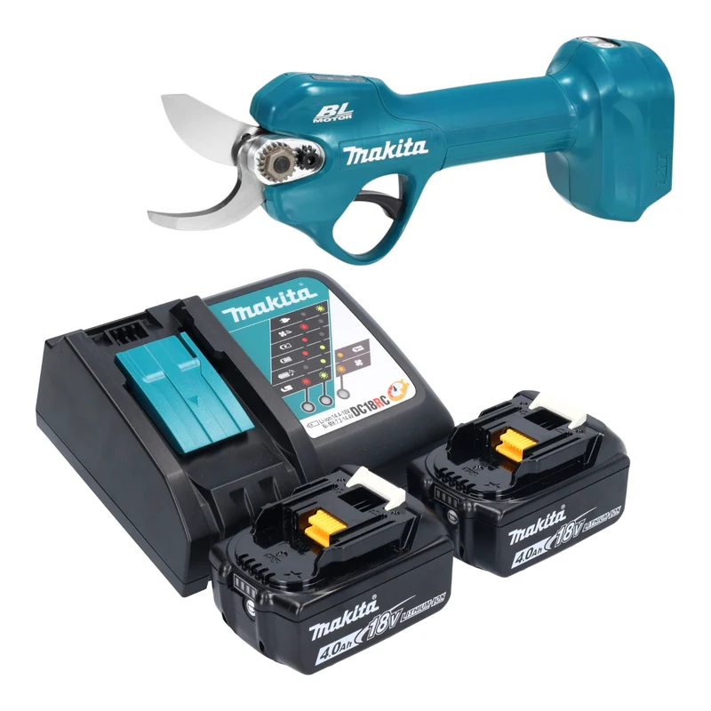 Makita DUP 181 RM Akku Astschere 18 V 30 mm Brushless + 2x Akku 4,0 Ah + Ladegerät