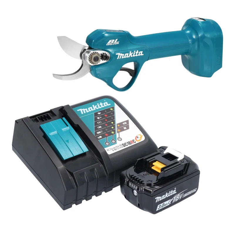 Makita DUP 181 RF1 Akku Astschere 18 V 30 mm Brushless + 1x Akku 3,0 Ah + Ladegerät