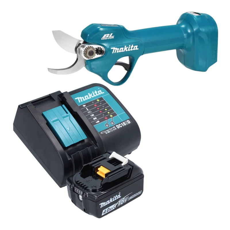 Makita DUP 181 SM1 Akku Astschere 18 V 30 mm Brushless + 1x Akku 4,0 Ah + Ladegerät
