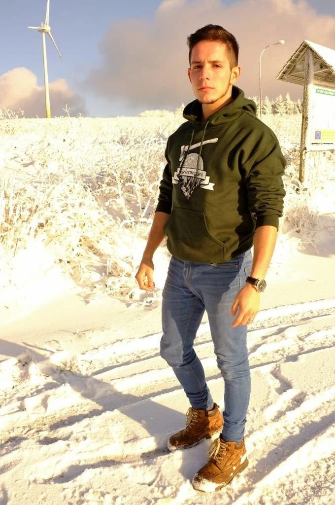 Sweatshirt in forest green