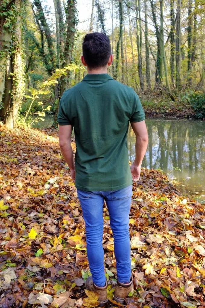 Poloshirt dunkelgrün