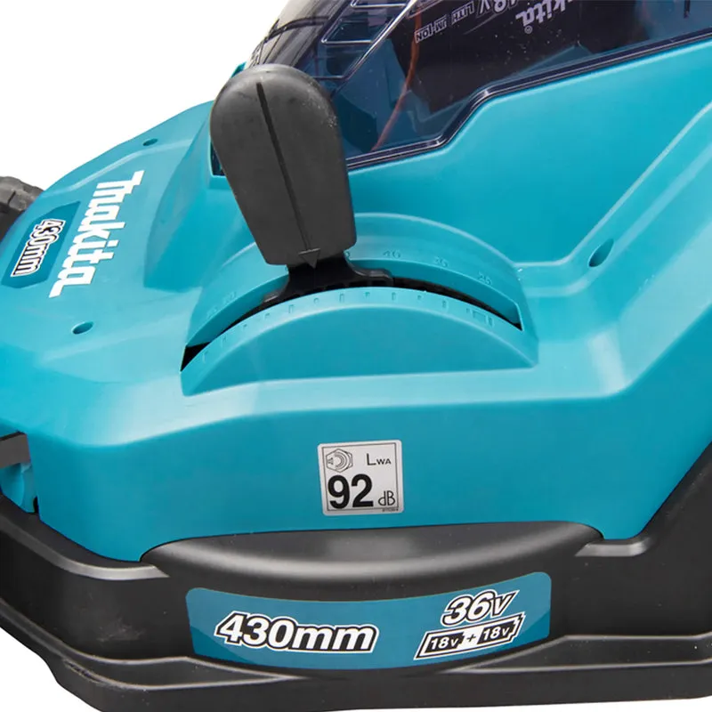 Lawnmower Makita DLM432PT2 18Vx2 5Ah