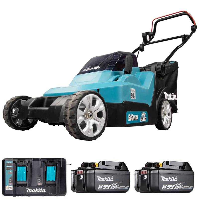 Lawnmower Makita DLM382PM2 18Vx2 4Ah