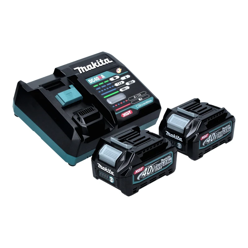 Makita DF 003 GD201 Akku Bohrschrauber 40 V max. 180 Nm Brushless + 2x Akku 2,5 Ah + Ladegerät
