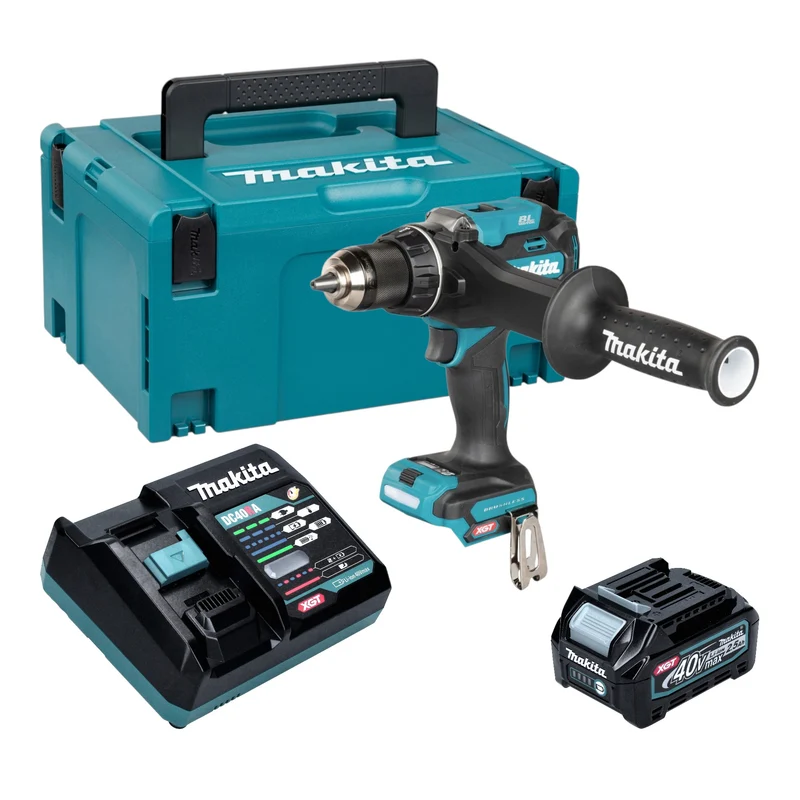 Makita DF 003 GD101 Akku Bohrschrauber 40 V max. 180 Nm Brushless + 1x Akku 2,5 Ah + Ladegerät + Makpac