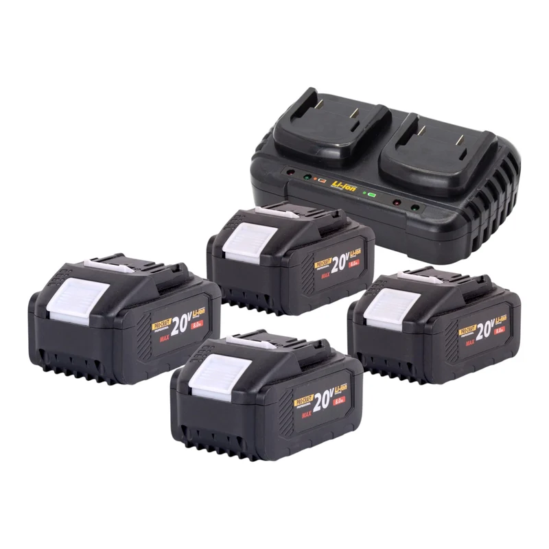 Procraft CT20/2bb Akku Kultivator 40 V ( 2x 20 V ) 360 mm Brushless + 4x Akku 8,0 Ah + Ladegerät