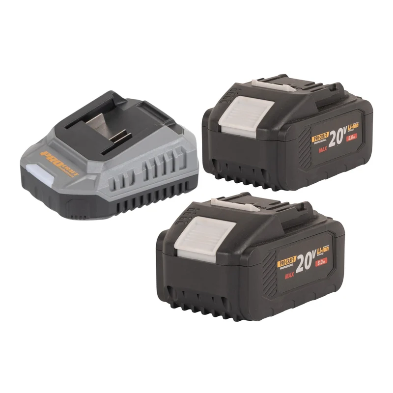 Procraft CT20bb Akku Kultivator 20 V 224 mm Brushless + 2x Akku 8,0 Ah + Ladegerät