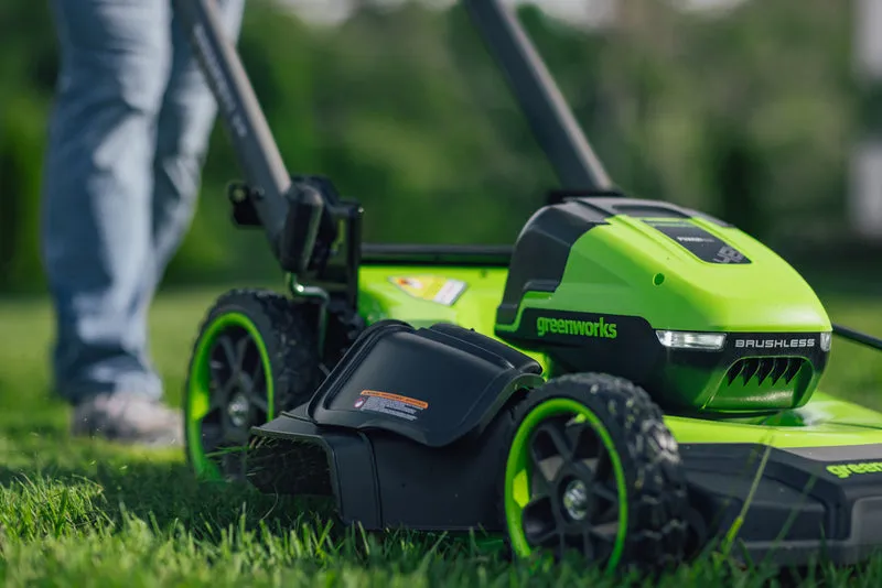 POWERALL 48V (24V x 2) Rasenmäher 51cm mit Radantrieb - 2x 6Ah Akkus