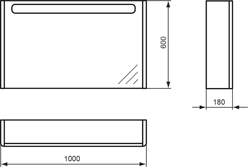 IDEAL STANDARD Druck-Kolben Set Softmood, f. Spiegelschrank