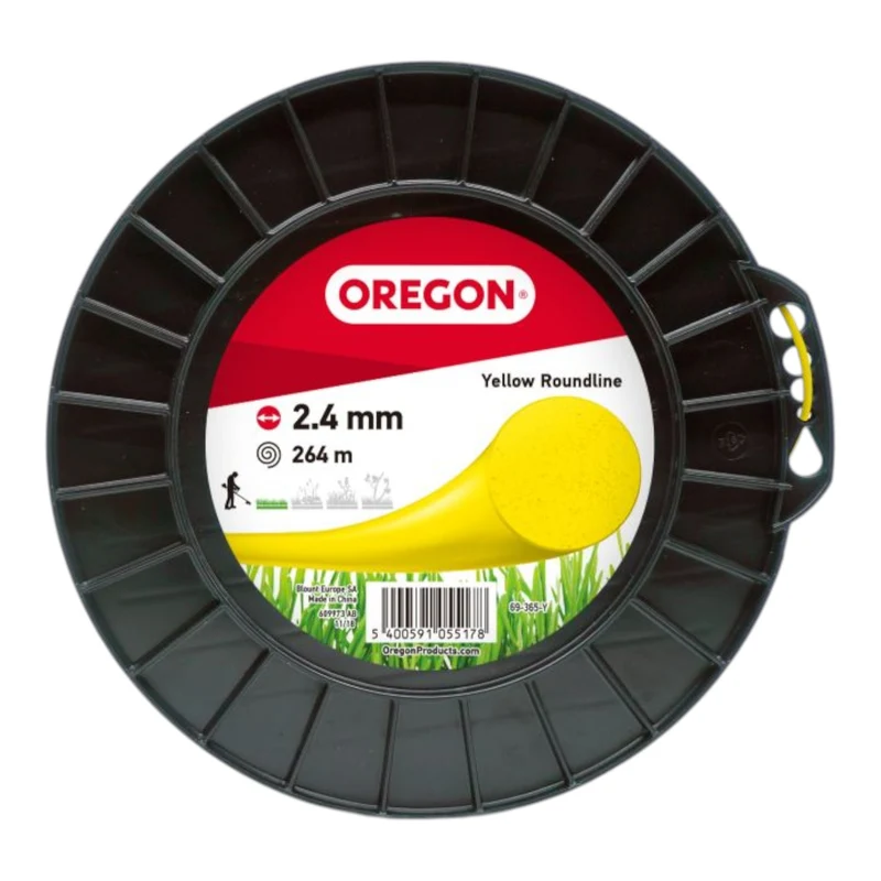 Oregon Freischneidefaden Gelb Roundline 2,4 mm 264 m ( 69-365-Y )