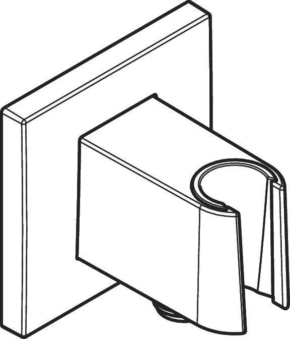AXOR HG Schlauchanschluss Fixfit square m Rückflussv.