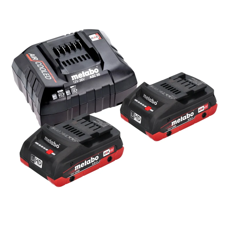 Metabo MS 18 LTX BL 25 Akku Kettensäge 18 V 25 cm Brushless + 2x LiHD Akku 4,0 Ah + Ladegerät