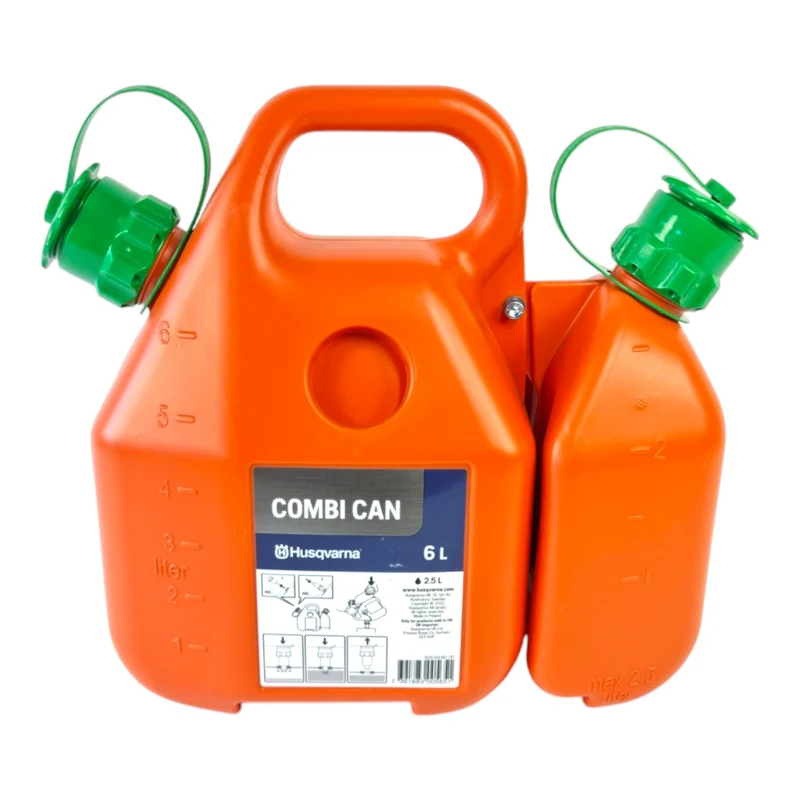 Husqvarna Kombikanister 6 + 2,5 L orange für Fett und Schmierstoffe ( 505698000 )