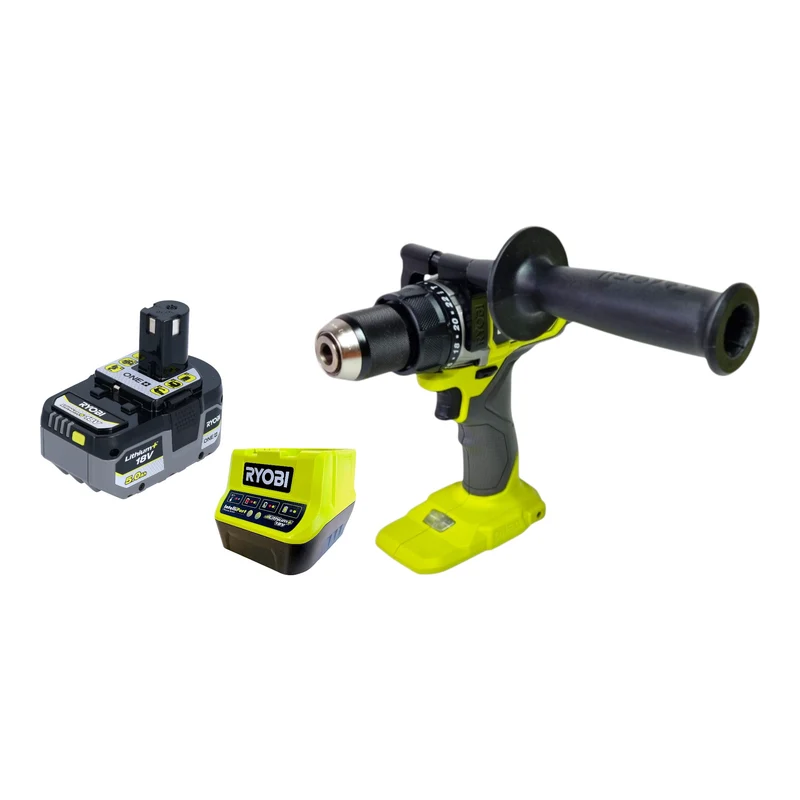 RYOBI RPD18BL2-0 Akku Schlagbohrschrauber 18 V 95 Nm Brushless + 1x Akku 5,0 Ah + Ladegerät