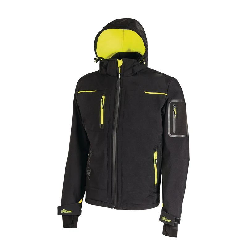 Softshelljacke Space schwarz/carbon U.POWER