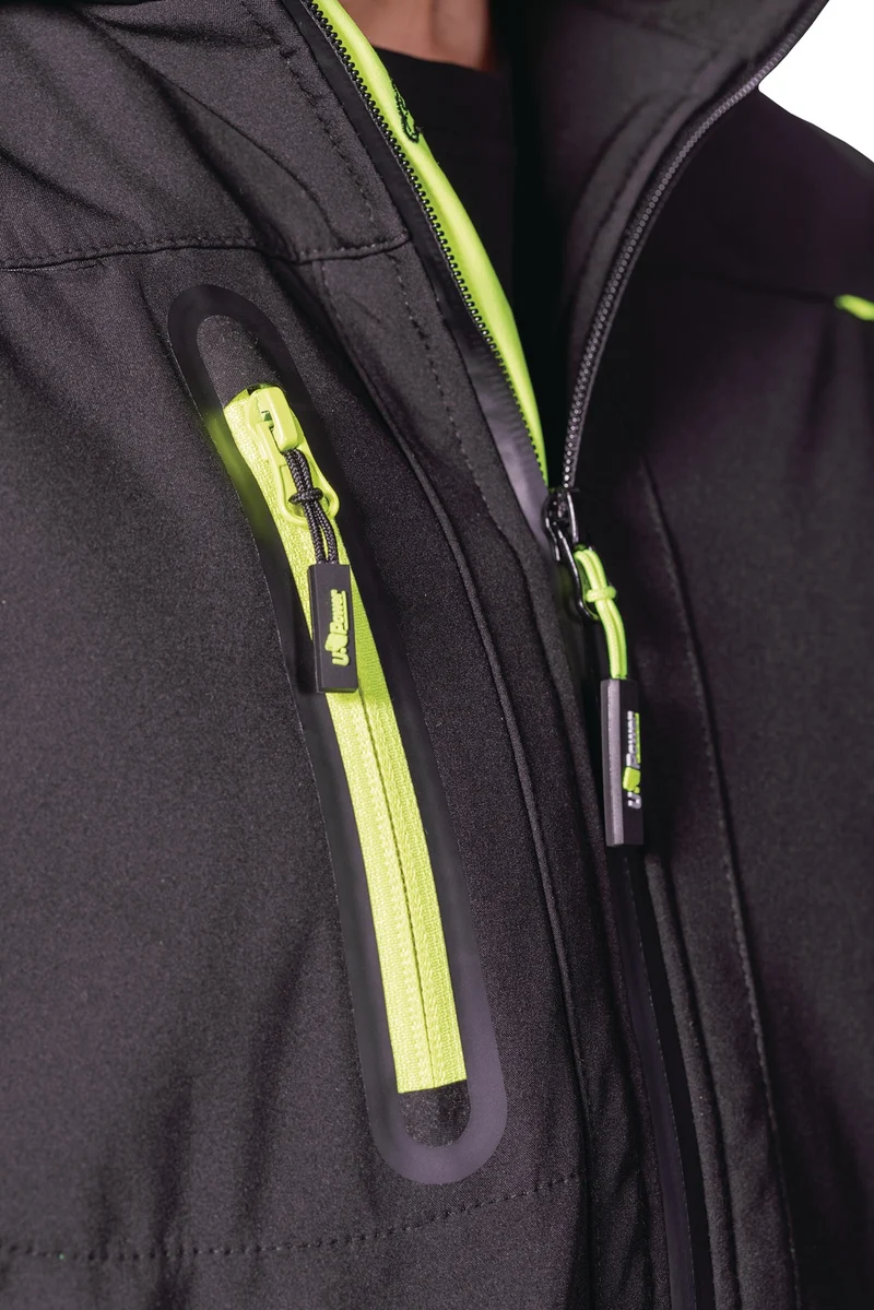 Softshelljacke Space schwarz/carbon U.POWER