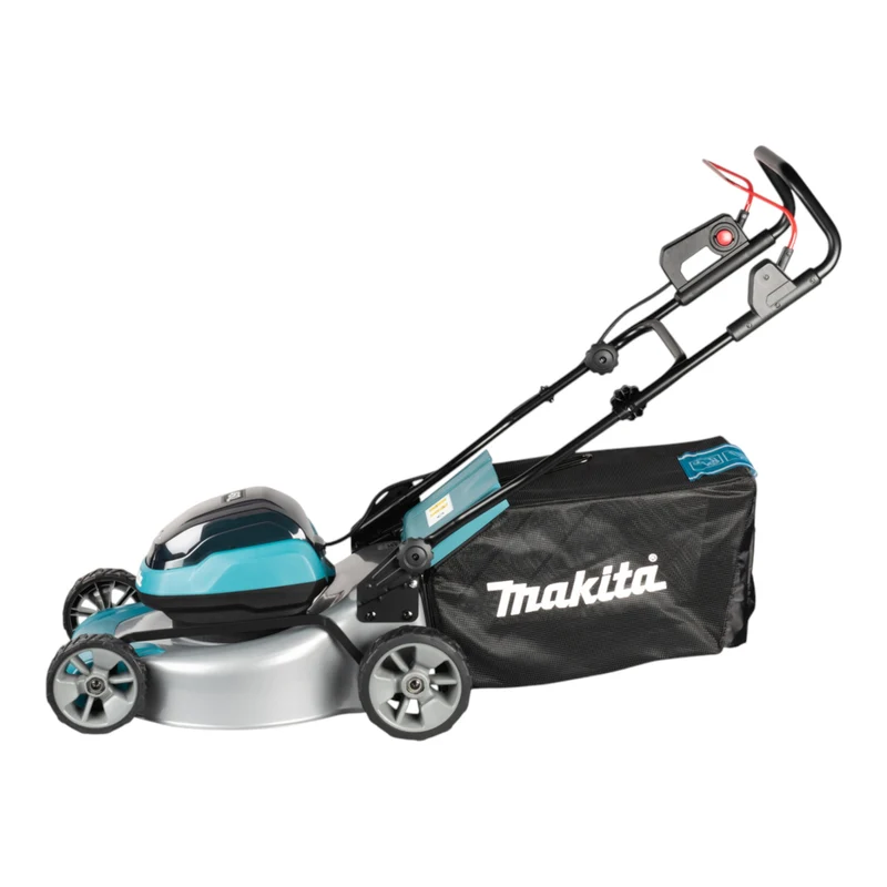 Makita DLM 466 F2 Akku Rasenmäher 36 V ( 2x 18 V ) 46 cm Brushless + 2x Akku 3,0 Ah - ohne Ladegerät