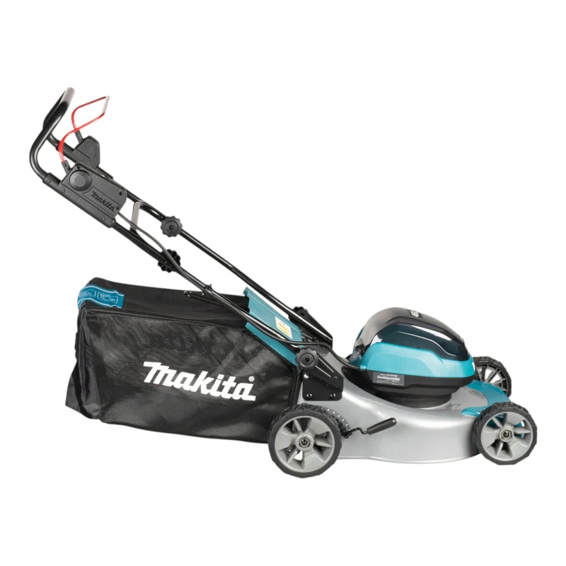 Makita DLM 466 PM2 Akku Rasenmäher 36 V ( 2x 18 V ) 46 cm Brushless + 2x Akku 4,0 Ah + Ladegerät