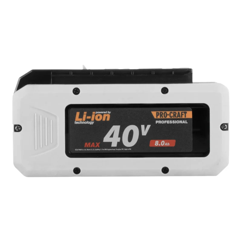 Procraft 40/8 Akku 40 V 8,0 Ah / 8000 mAh Li-Ion mit Ladestandsanzeige