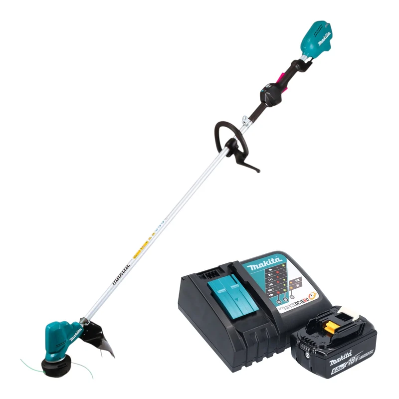 Makita DUR 190 LRGX9 Akku Rasentrimmer 18 V 300 mm Brushless + 1x Akku 6,0 Ah + Ladegerät