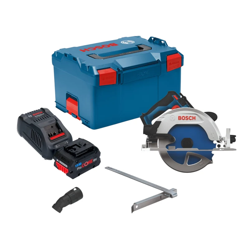 Bosch GKS 18V-68-2 Akku Kreissäge 18 V 190 mm Brushless + 1x ProCORE Akku 5,5 Ah + Ladegerät + L-Boxx