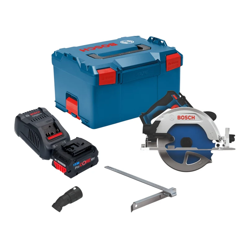 Bosch GKS 18V-68-2 Akku Kreissäge 18 V 190 mm Brushless + 1x ProCORE Akku 8,0 Ah + Ladegerät + L-Boxx