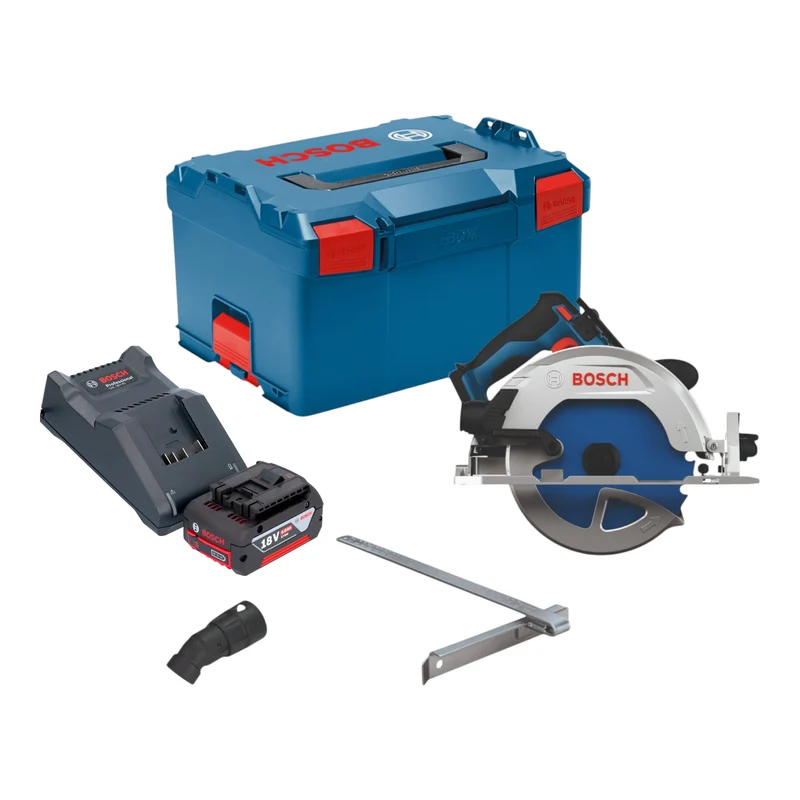 Bosch GKS 18V-68-2 Akku Kreissäge 18 V 190 mm Brushless + 1x Akku 4,0 Ah + Ladegerät + L-Boxx