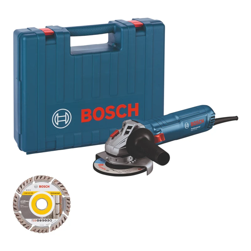 Bosch GWS 12-125 Professional Winkelschleifer 1200 W 125 mm ( 06013A6102 ) + Koffer