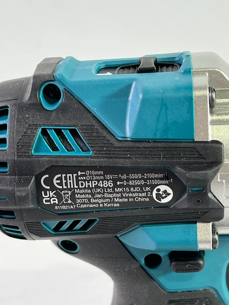 Makita DHP 486 Z Akku Schlagbohrschrauber 18 V 130 Nm Brushless Solo - ohne Akku, ohne Ladegerät - Reparaturgerät