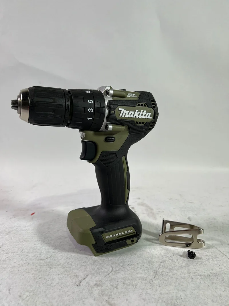 Makita DHP 487 ZO Akku Schlagbohrschrauber 18 V 40 Nm Brushless Olive Outdoor Adventure Serie Solo - ohne Akku, ohne Ladegerät - Reparaturgerät