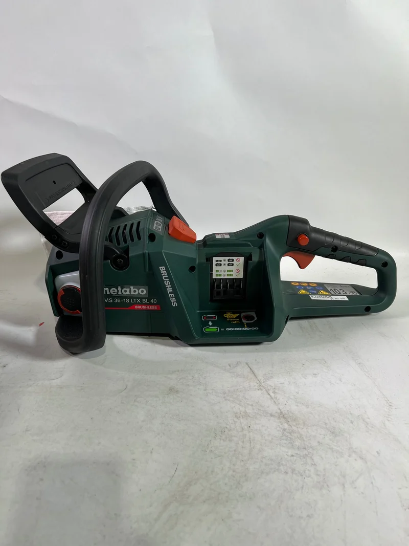 Metabo MS 36-18 LTX BL 40 Akku Kettensäge 36 V ( 2x 18 V ) 40 cm 22 m/s ( 601613850 ) Brushless Solo - ohne Akku, ohne Ladegerät - Reparaturgerät