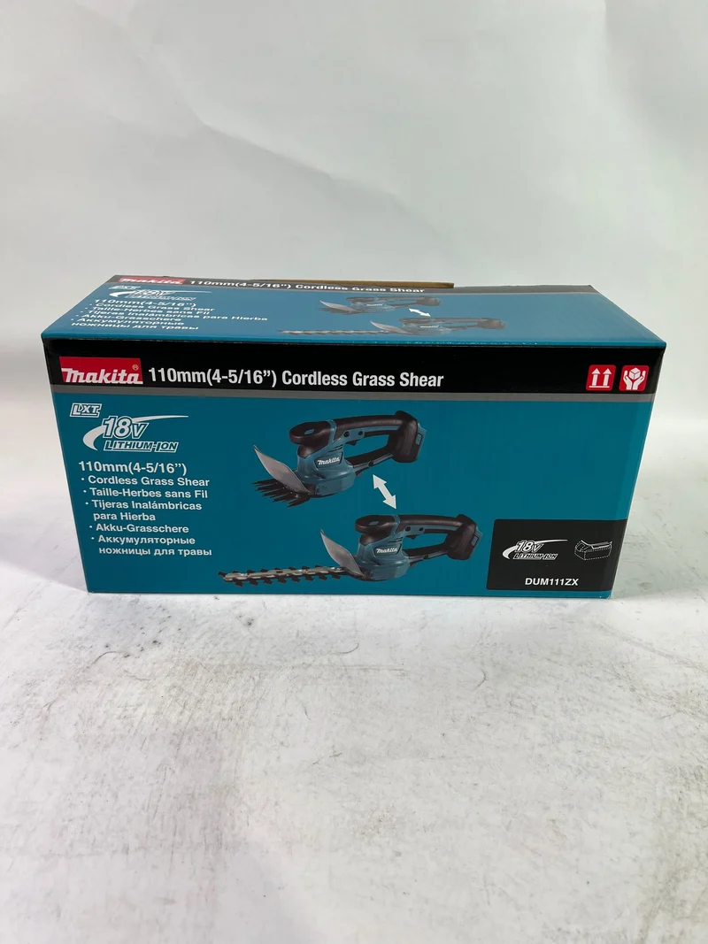 Makita DUM 111 ZX Akku Grasschere Strauchschere 18 V 11 cm Solo - ohne Akku, ohne Ladegerät - Unvollständig
