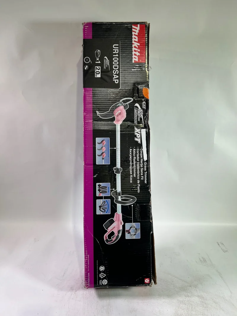 Makita UR 100 DZP Akku Rasentrimmer 12 V max. 260 mm pink Solo - ohne Akku, ohne Ladegerät - OVP Beschädigt